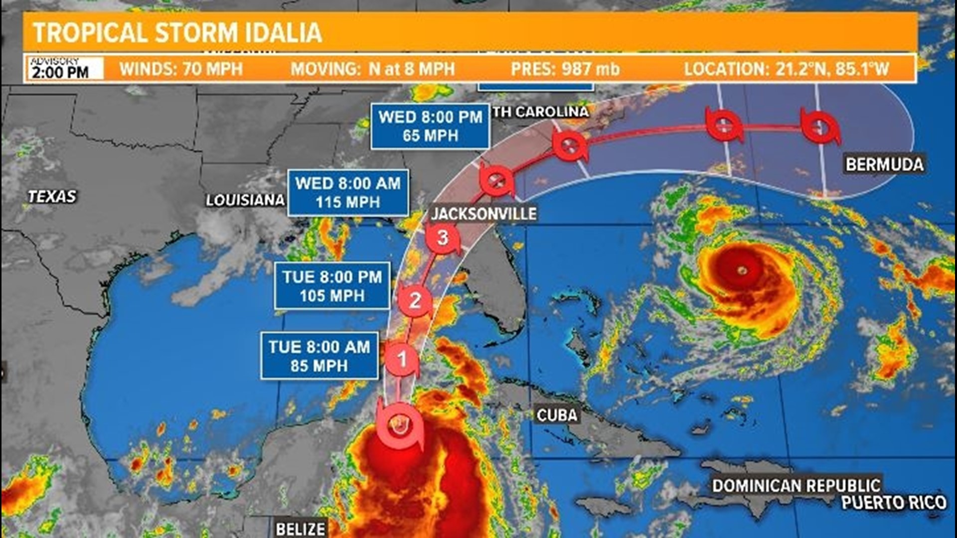 La Tormenta Tropical Idalia Se Convertir En Gran Hurac N News