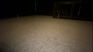 Snow falls along western Virginia