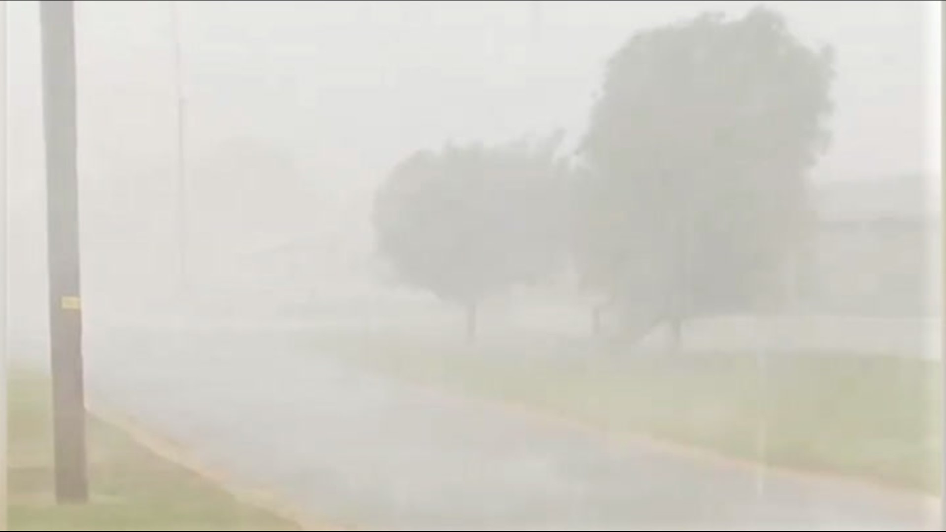 This chaotic footage was taken shortly before a confirmed tornado touched down in Pike County, Alabama, on March 31.