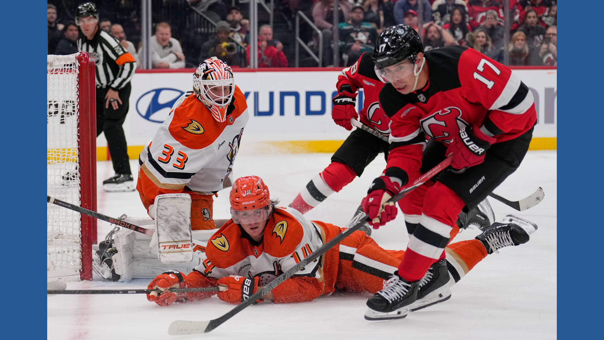 Adbb Scoring Gritsyuk and Hischier score in 1st period in the Devils' 4-1 victory ...