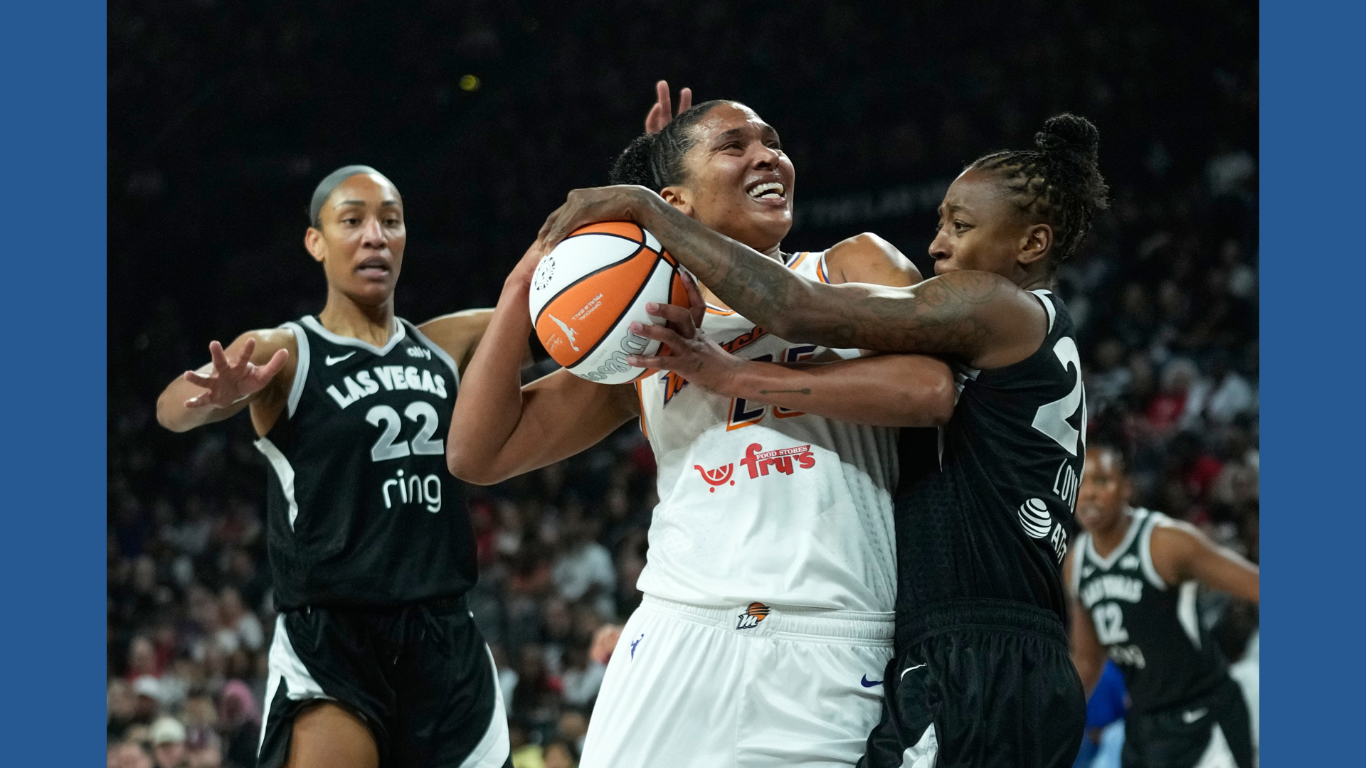 The Phoenix Mercury are trailing 2-0 in the WNBA Finals against the Las Vegas Aces.
