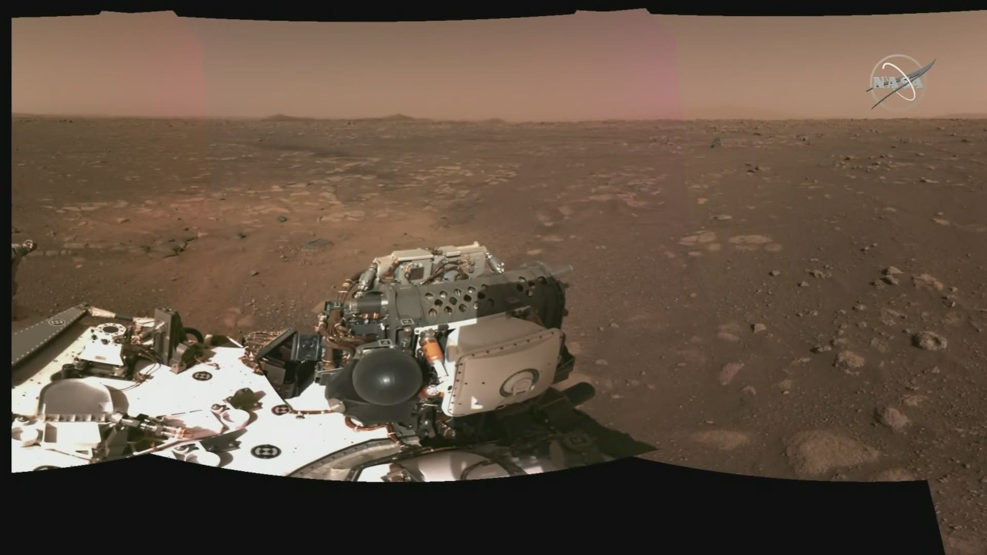 NASA on Monday shared new photos that have been sent back of the surface of Mars from the Perseverance rover.