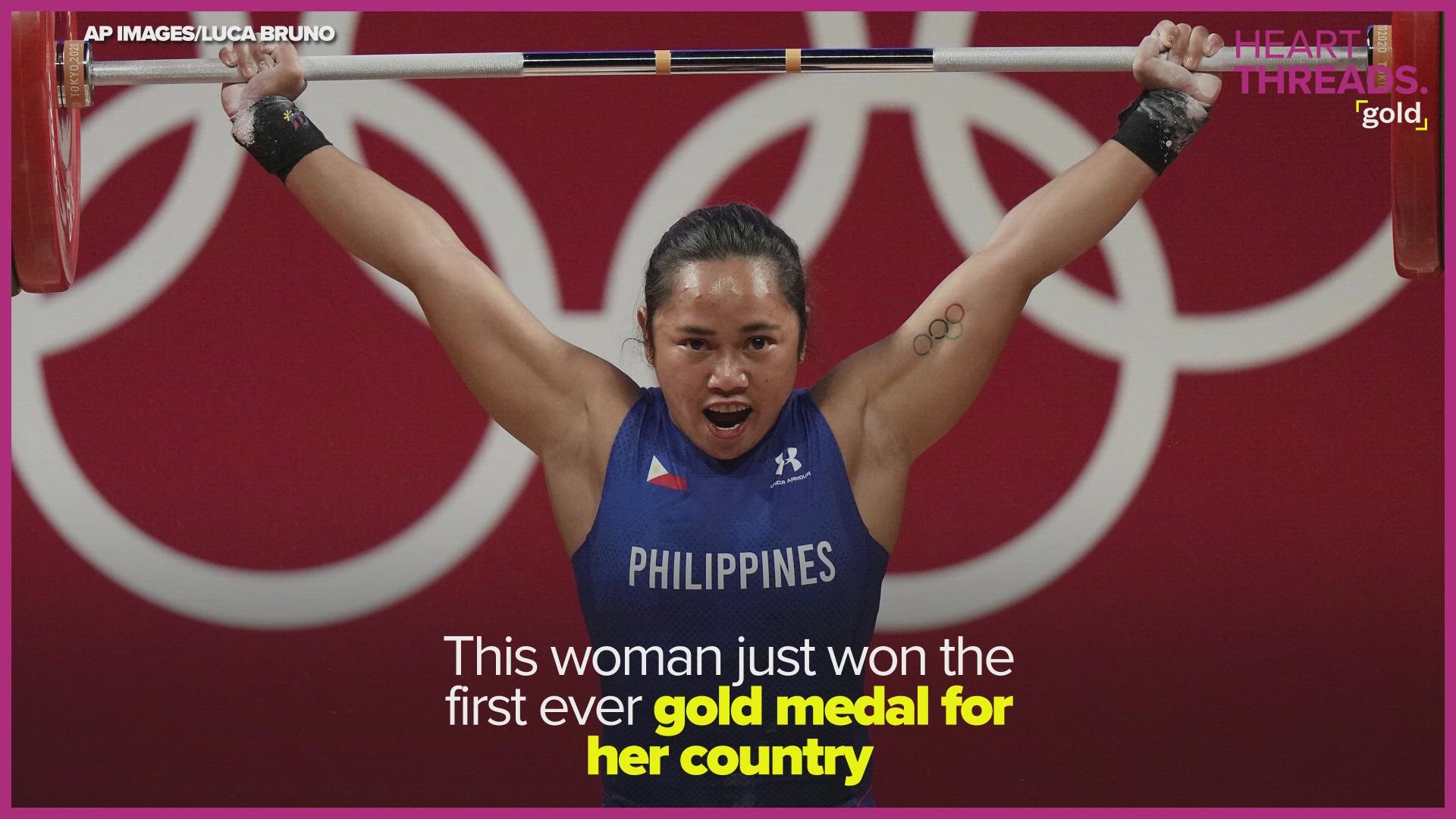 Hidilyn Diaz became the first athlete to win Olympic gold for the Philippines
