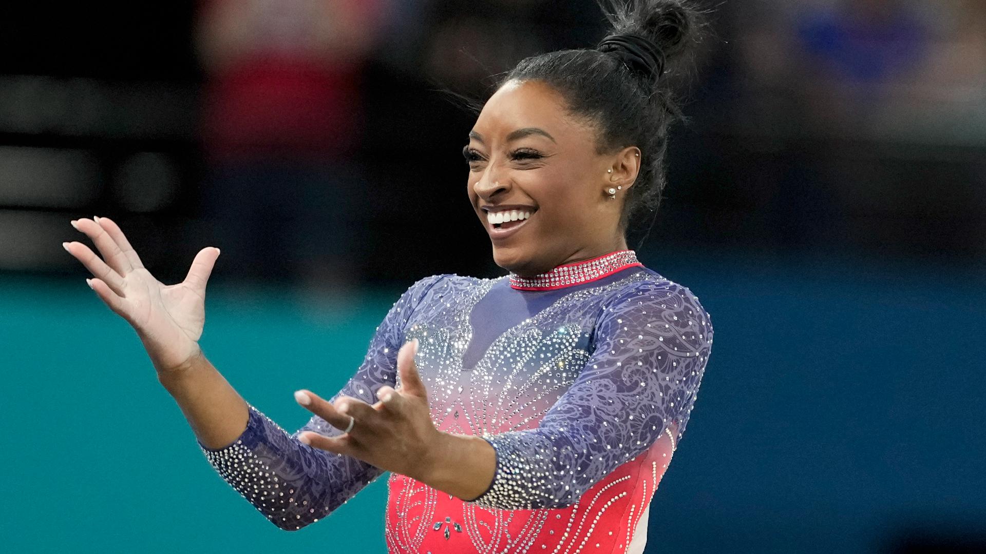 Paris Olympics gymnastics money How much did Simone Biles earn