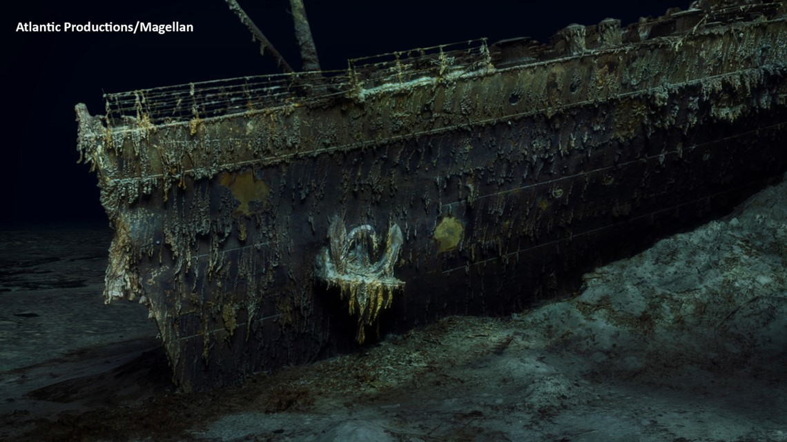 Bangkai kapal Titanic ditangkap dalam pemindaian 3D ukuran penuh pertama