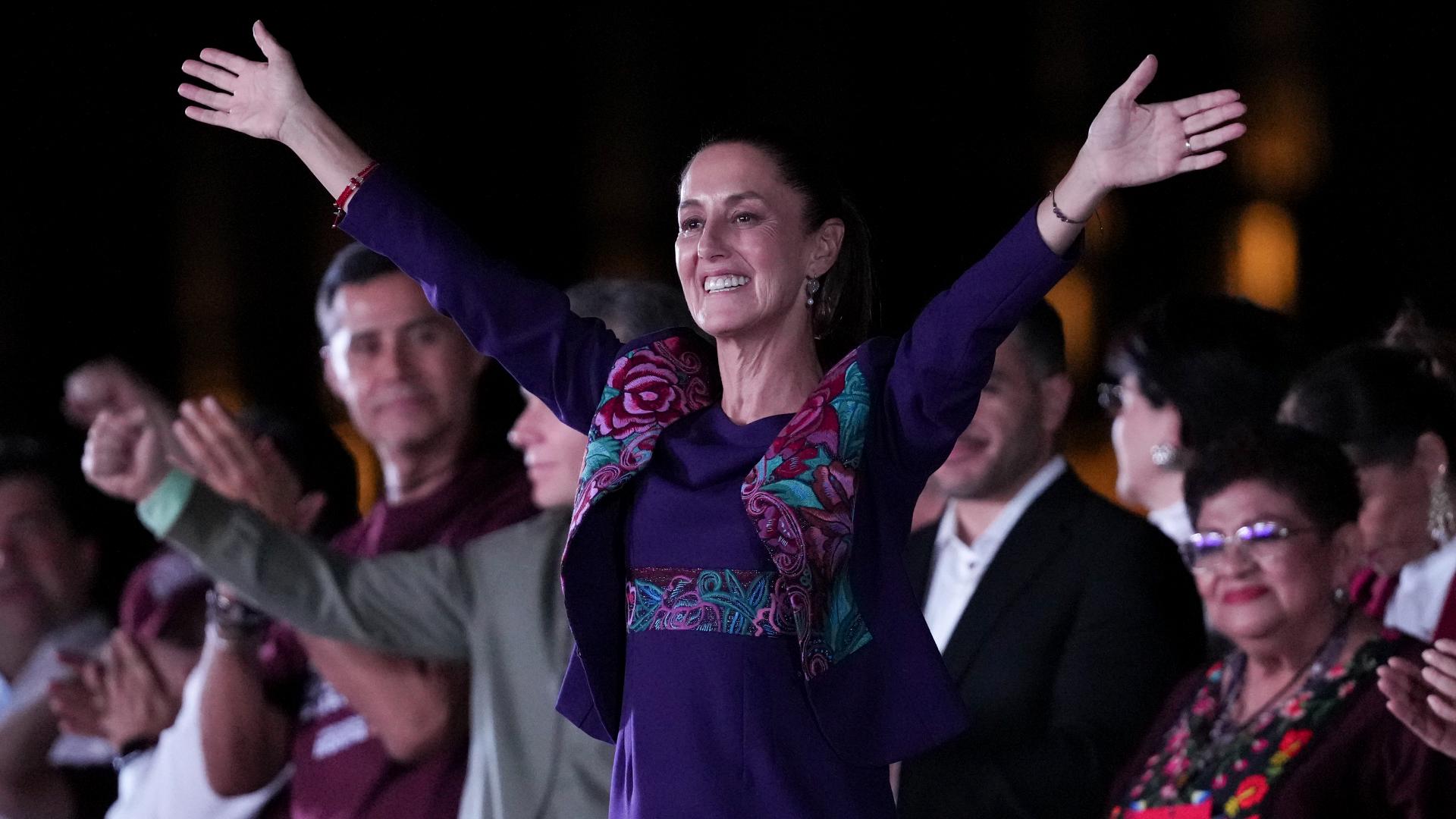 Claudia Sheinbaum is the first woman to become president of Mexico.