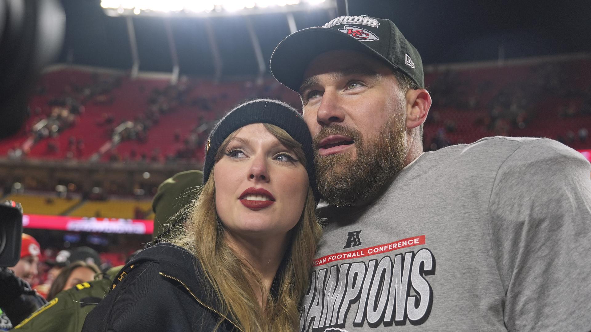 Travis Kelce and Taylor Swift have a new family member: Meet Wendy the dog She's an adorable 1-year-old Samoyed who made her public debut in a clothing ad featuring Travis Kelce.