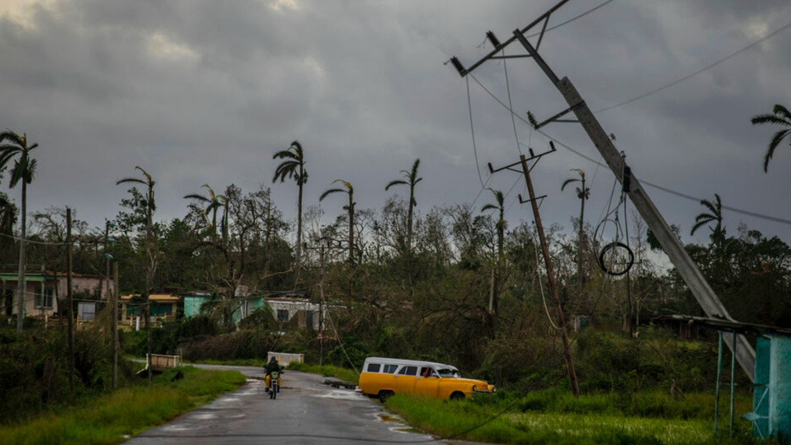 Kuba tanpa listrik setelah Badai Ian melumpuhkan jaringan