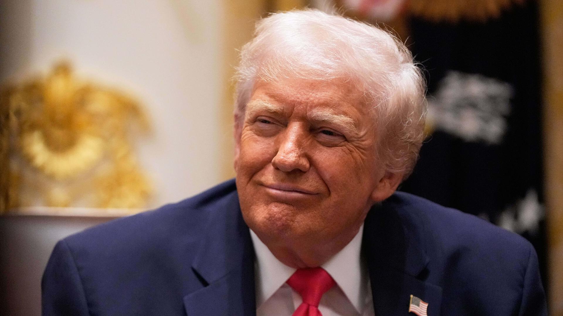 Trump made a comment on tariff revenue at his Cabinet meeting, claiming the U.S. could eventually eliminate federal income taxes. Here's a look at the facts.