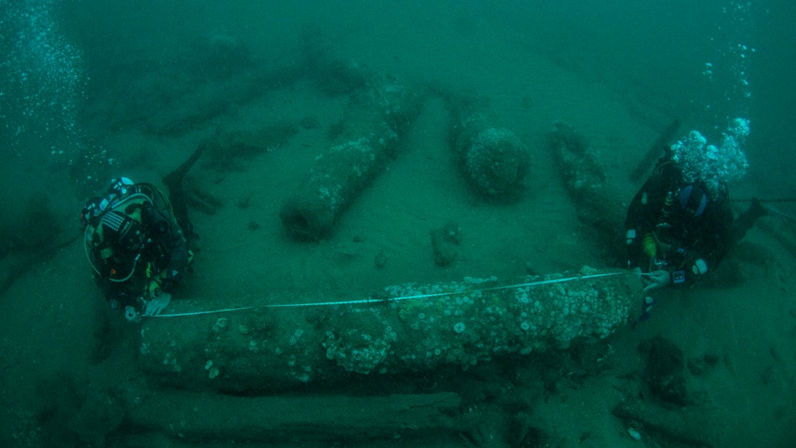 Bangkai kapal perang abad ke-17 ditemukan di Atlantik