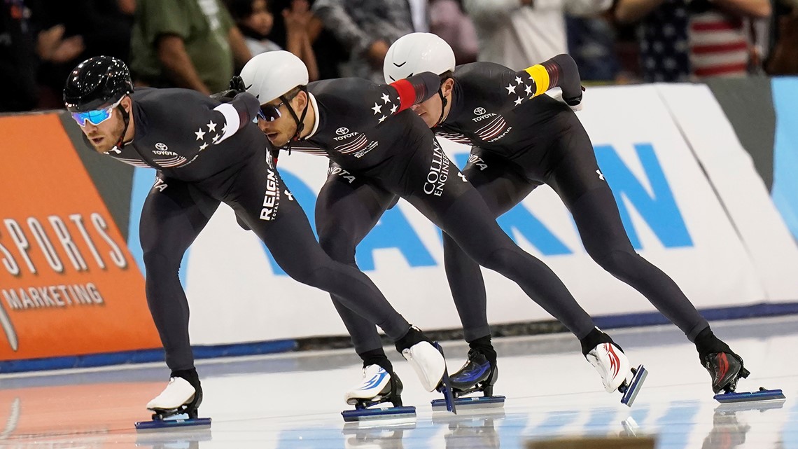 Speedkaters AS Mantia, Lehman, Dawson memecahkan rekor dalam persiapan Olimpiade