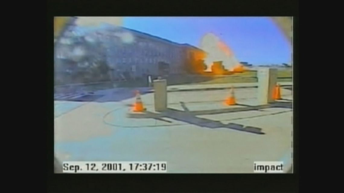 Still photos show moment of impact at Pentagon on 9/11 | 12news.com