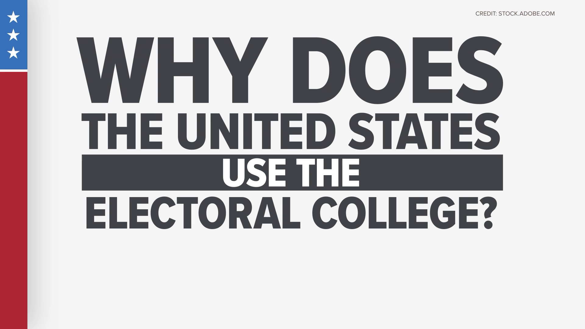 Here is how the U.S. got the electoral college to pick a president and how it works.