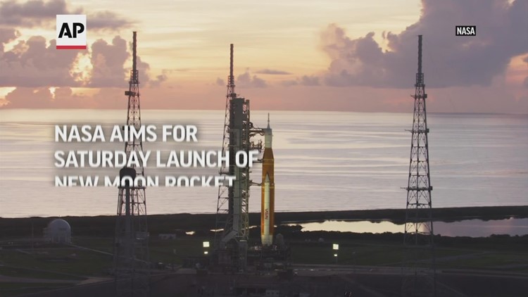 NASA aims for Saturday launch of new moon rocket