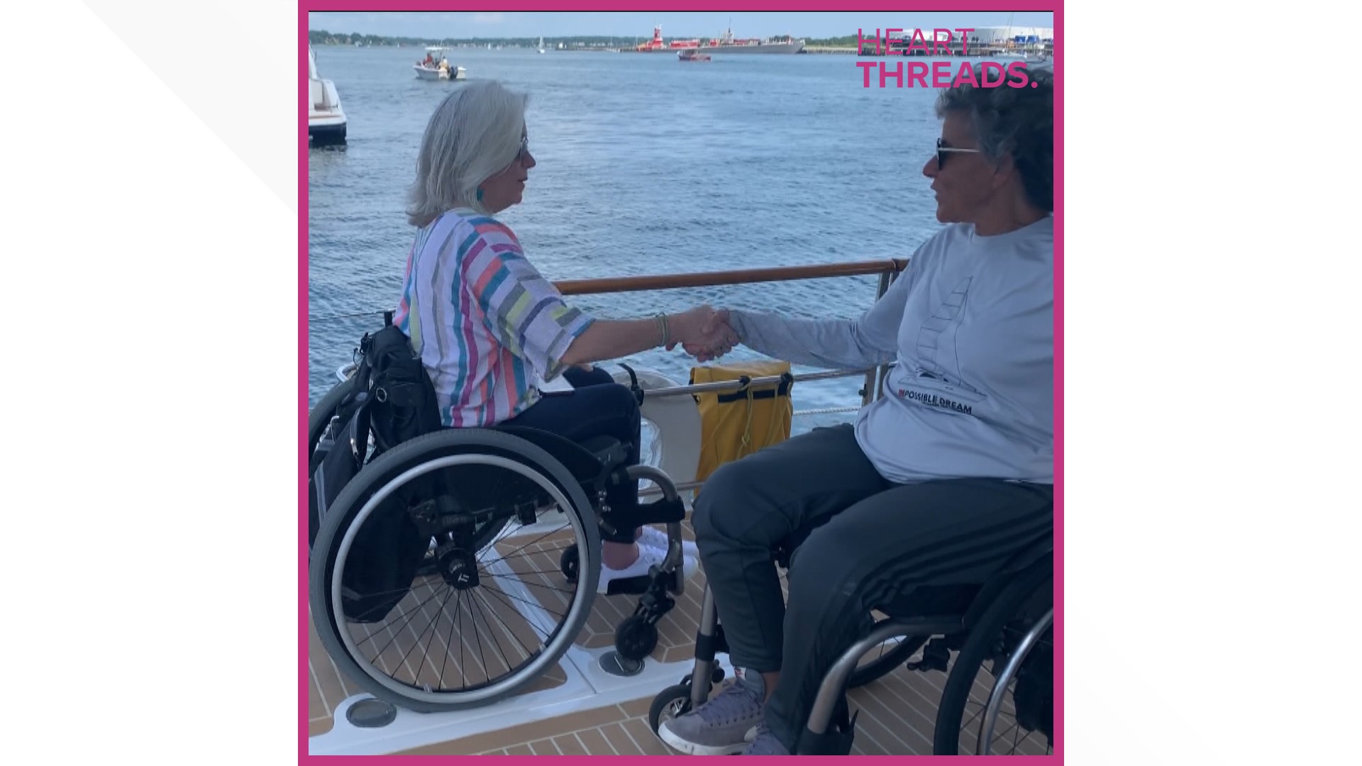 An accident confined Deborah Mellen to a wheelchair 30 years ago, so she created an accessible sailboat that she and others with mobility issues.