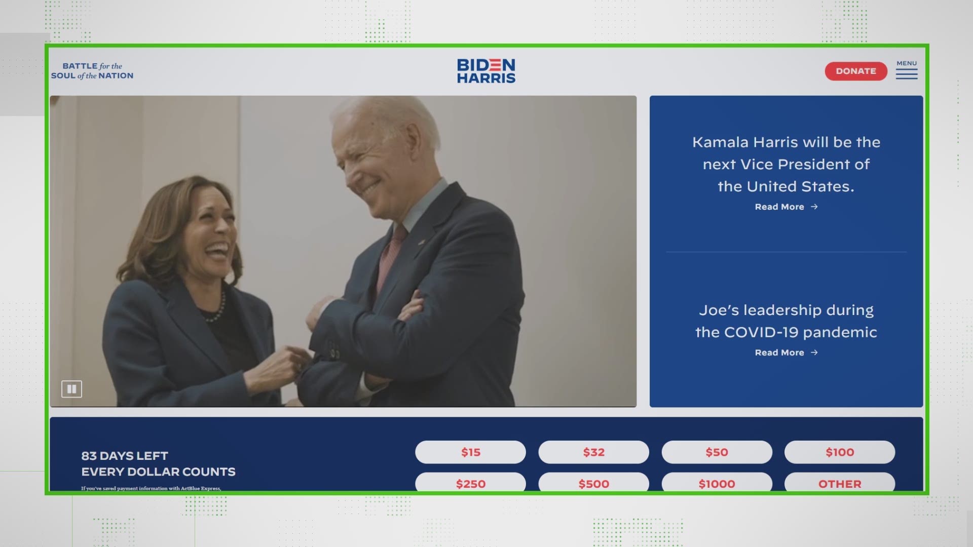 Campaign records publicly available from the California Secretary of State's office shows 2 members of the Trump family have donated to Harris previously.