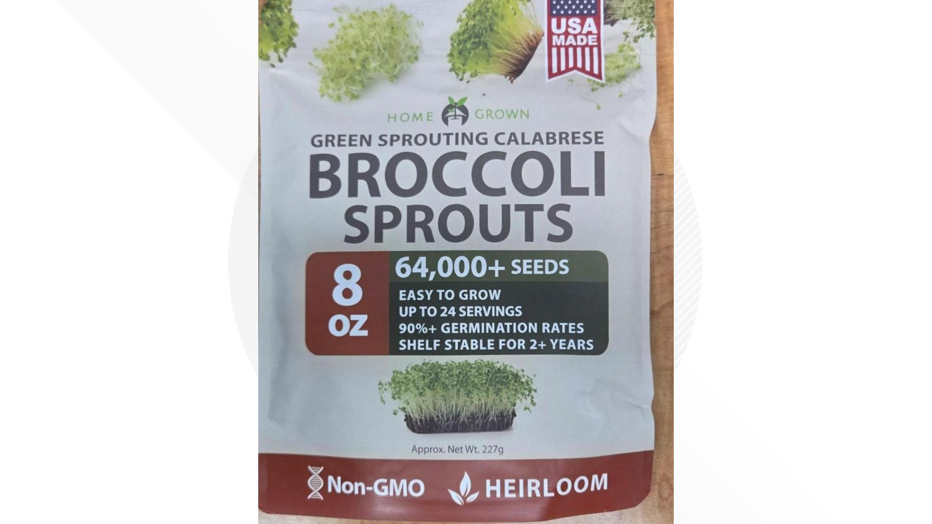 Seed Sample Broccoli seeds sold on Amazon recalled over salmonella contamination ...
