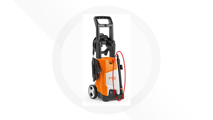STIHL recalling pressure washer wand which can disconnect while in use