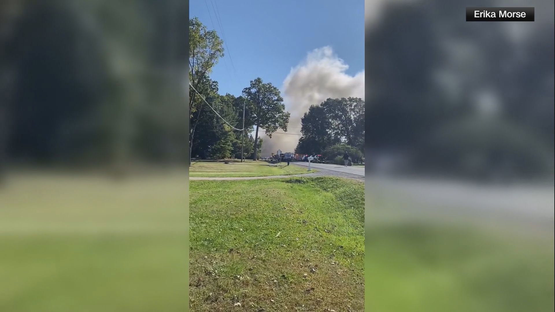 Police say multiple people were injured in a shooting and fire at an LDS church in Grand Blanc, Michigan. Video via CNN Newsource
