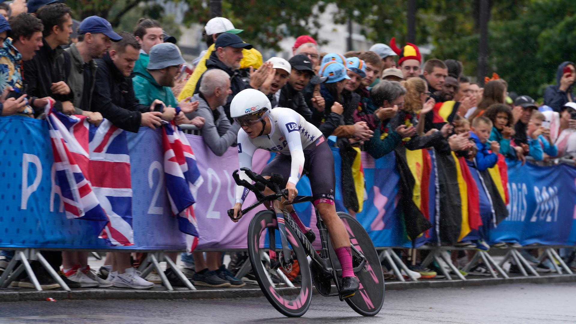 Chloe Dygert wins Team USA's 2nd Paris medal in time trial