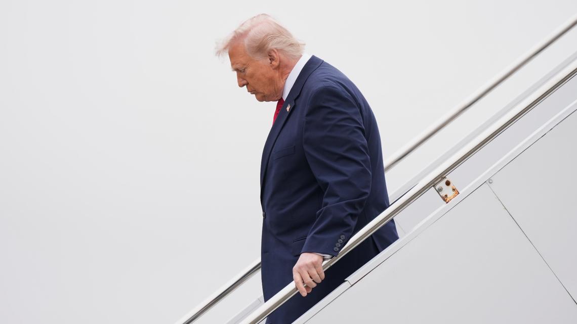 President Trump will pay his respects to six US service members killed in the Middle East