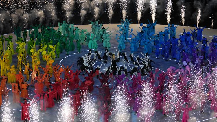 Opening Ceremony 未使用 Paris Olympics kick off with rain-soaked — but grandiose — opening