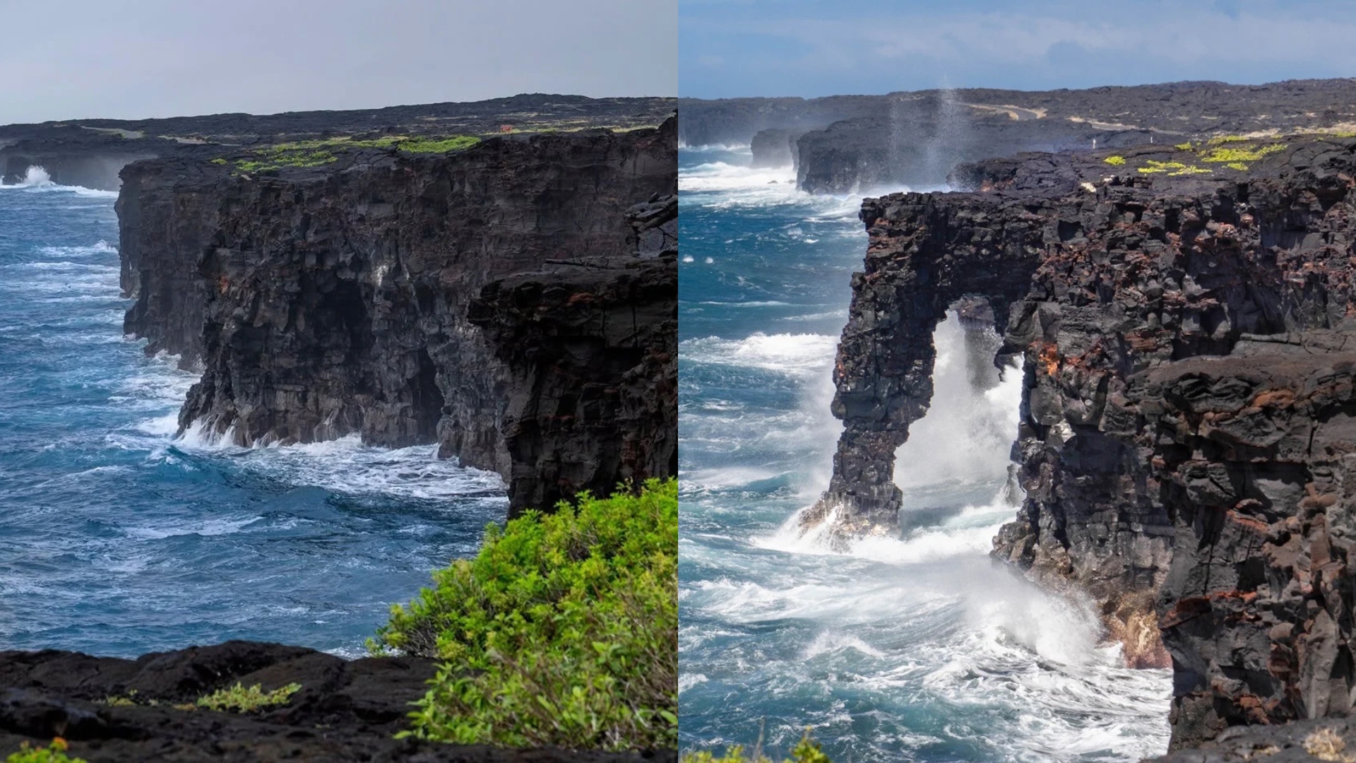 Iconic sea arch collapses at Hawaiʻi Volcanoes National Park | 12news.com