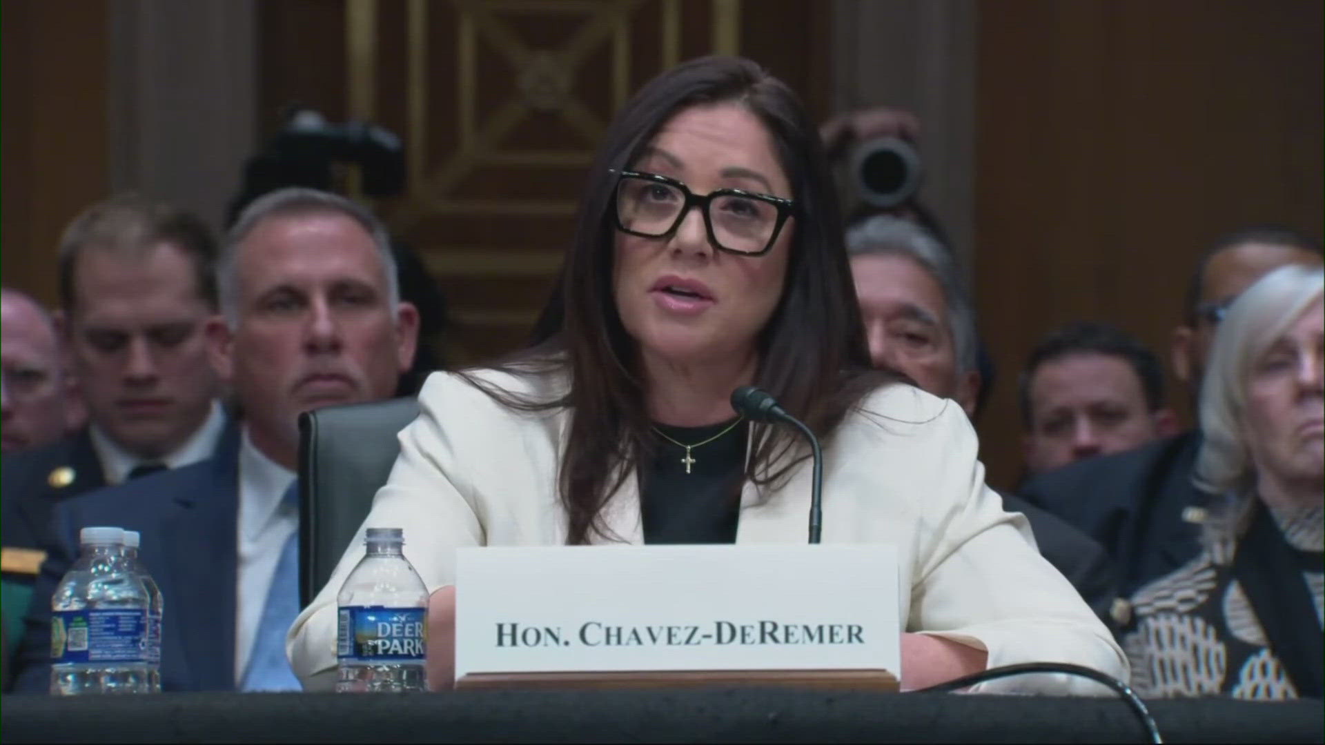 Strip clubs, inappropriate relationship and drinking on the job: Report details misconduct allegations against former labor secretary Lori Chavez-DeRemer served as secretary of labor under President Trump until her resignation amid misconduct allegations in April.