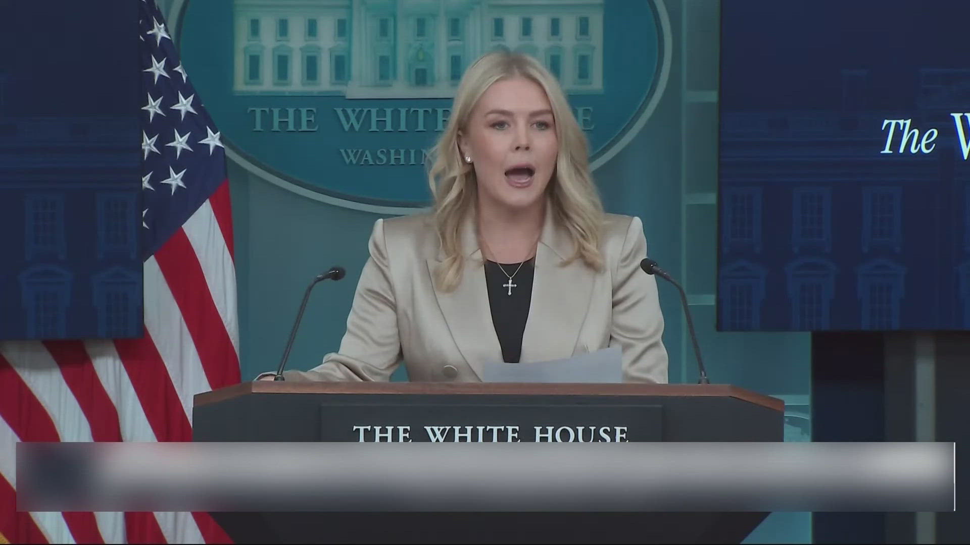 White House press secretary Karoline Leavitt says Portland aid is under review after protest arrests and DOJ confirms an investigation into the incidents.