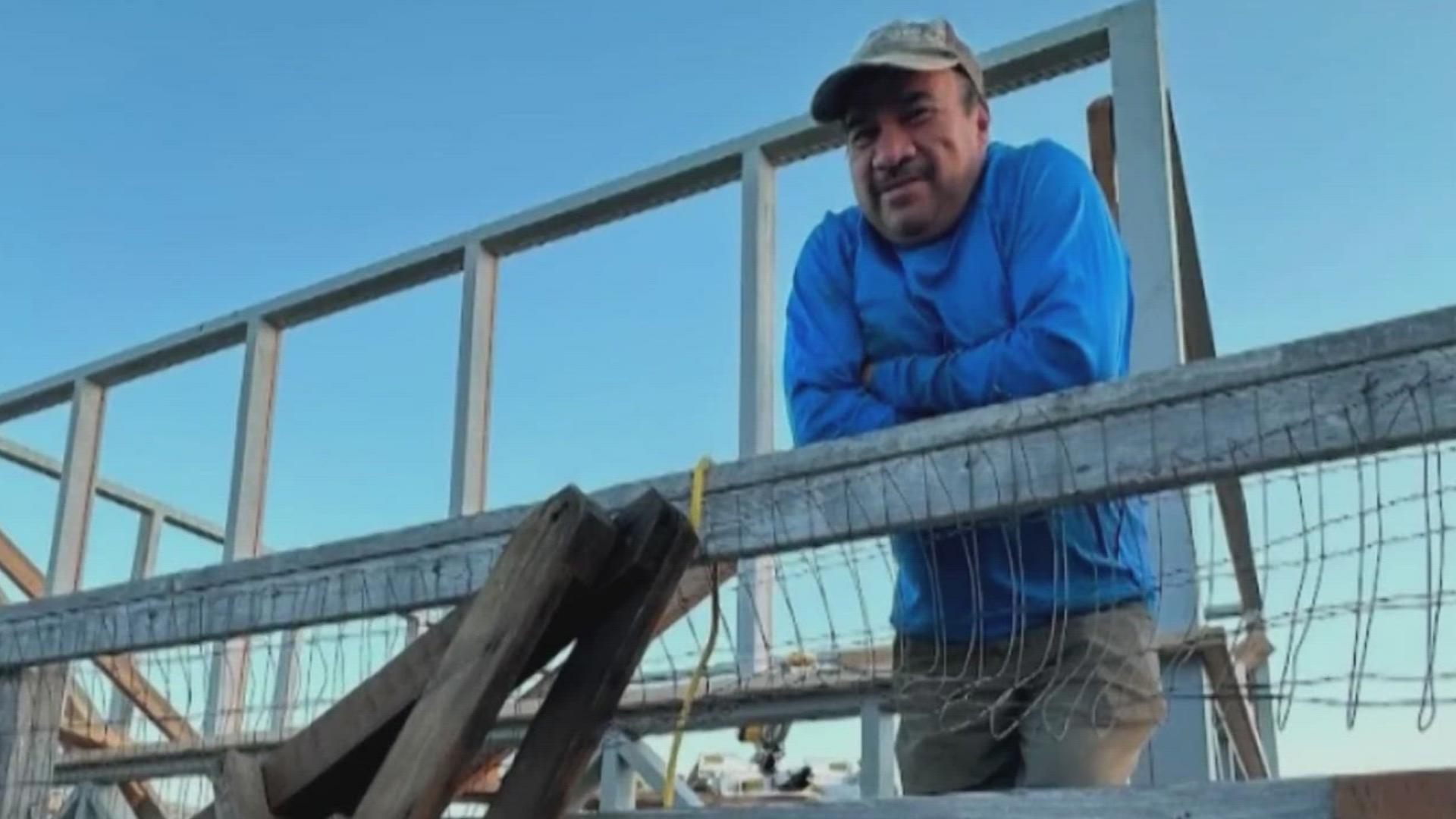 Many gathered at Southridge High School Friday in support of Paulino Martin, an undocumented father of three who was detained by ICE last week, and his family.