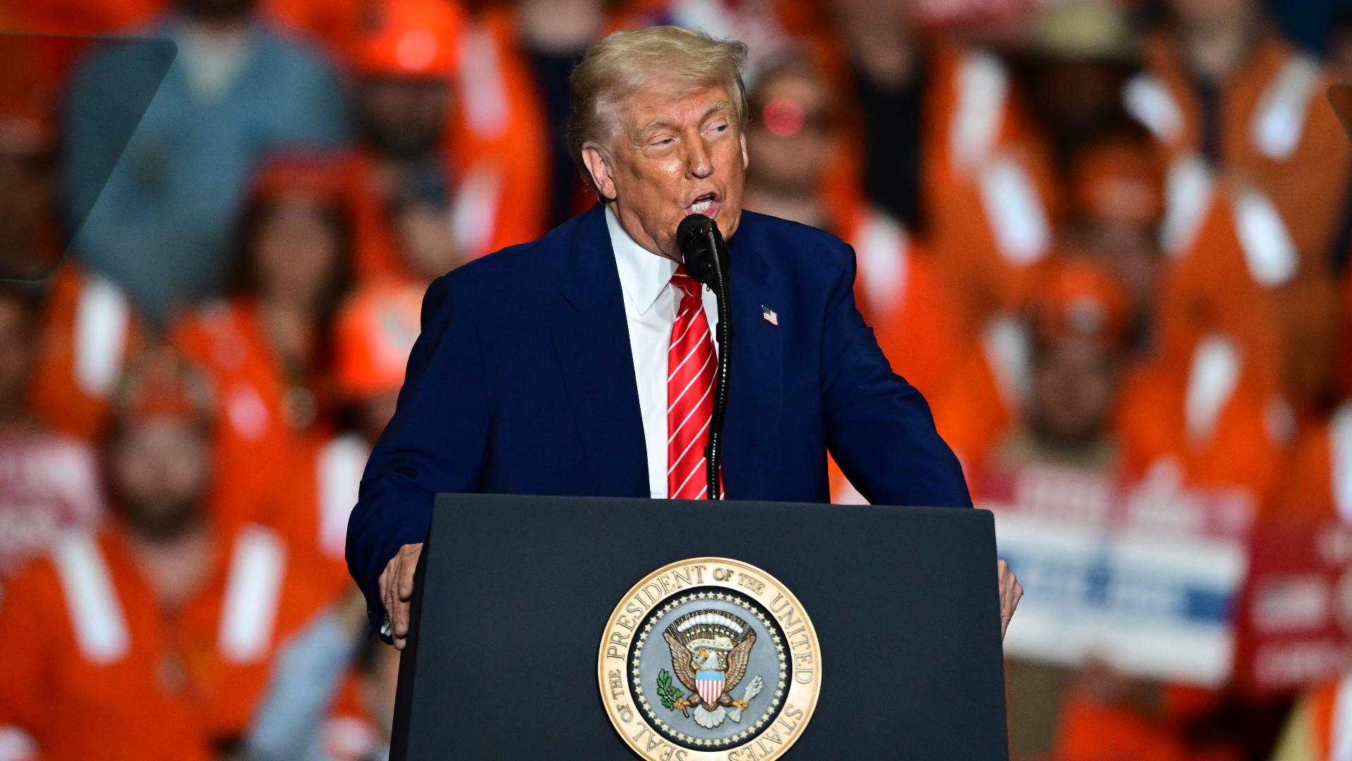 Trump says he’s going to double the tariff rate on steel to 50%. It could further push up prices for a metal used to make housing, cars and others goods. 