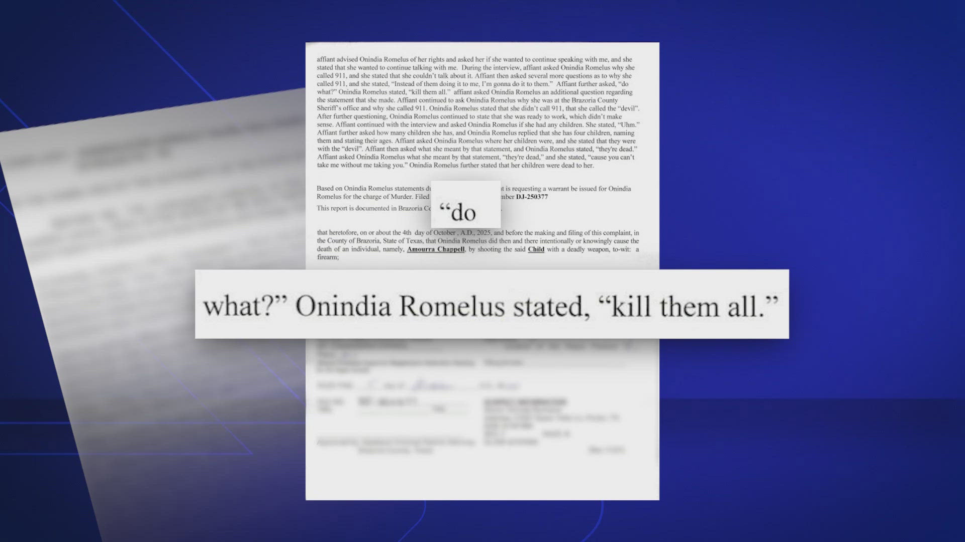 Court documents reveal new details in the investigation of a mother charged with shooting her four children early Saturday morning, killing two of them.