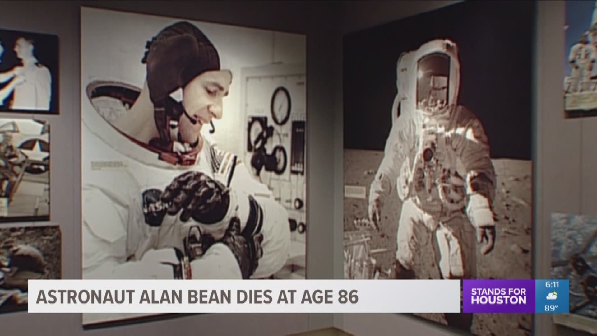 Alan Bean, 86, died on Saturday at Houston Methodist Hospital after he suddenly fell ill while traveling to Fort Wayne, Indiana two weeks before.
