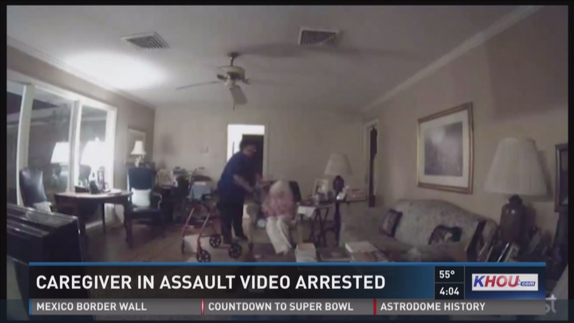 Caregiver in assault video arrested