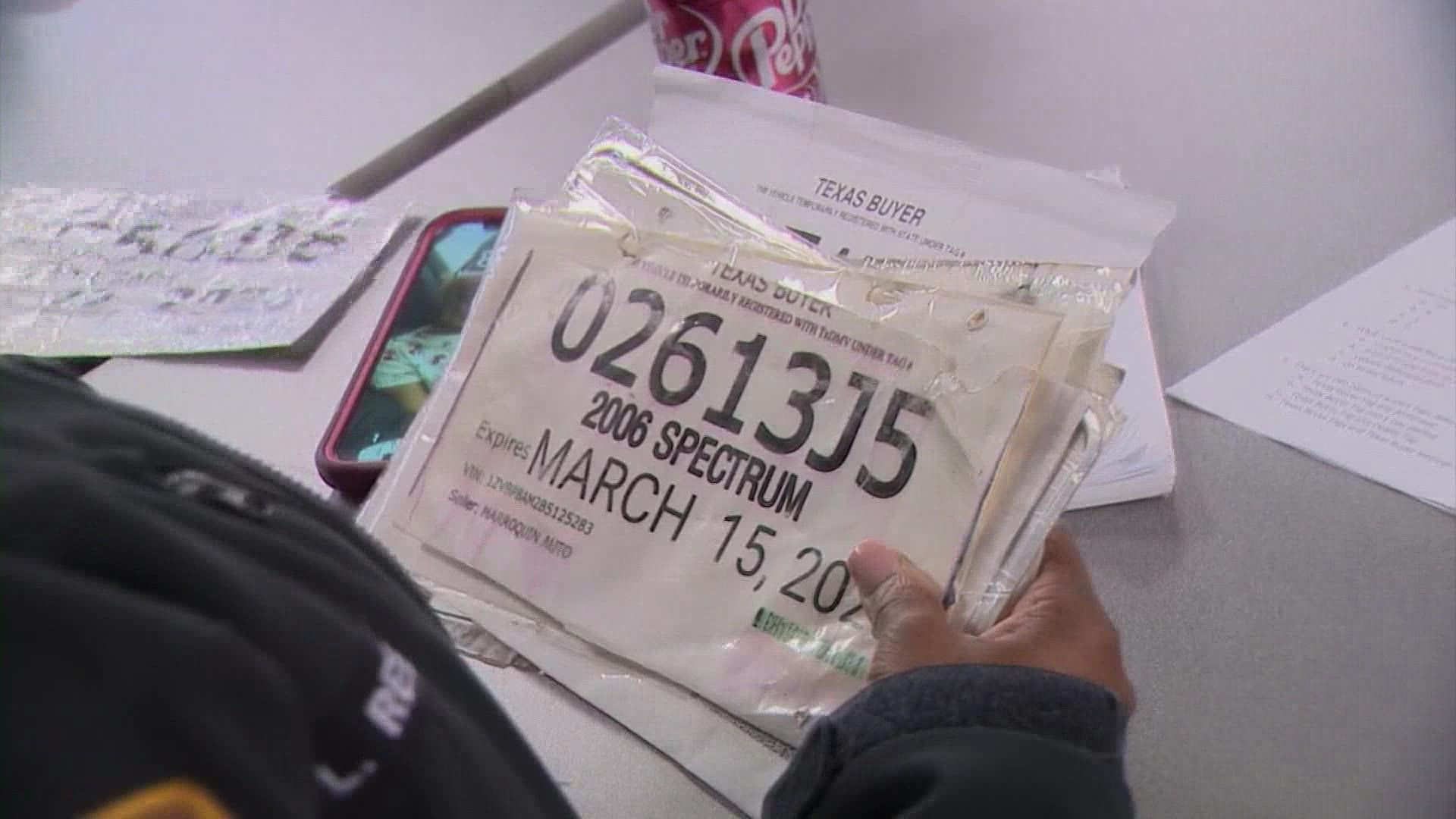 The fake tags are not only contributing to the crime issue here, they're costing Harris County millions off dollars in lost revenue, a DMV report says.