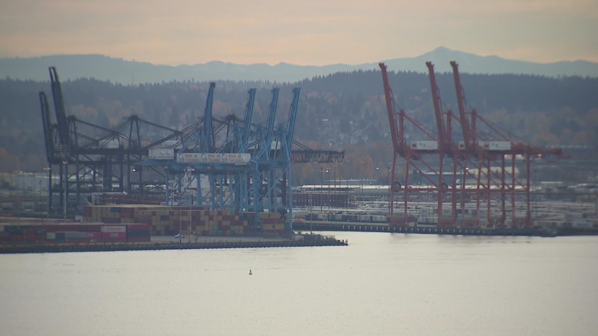 A new report from the Northwest Seaport Alliance is raising concerns that ports on the West Coast may not be able to stay competitive with those in British Columbia.