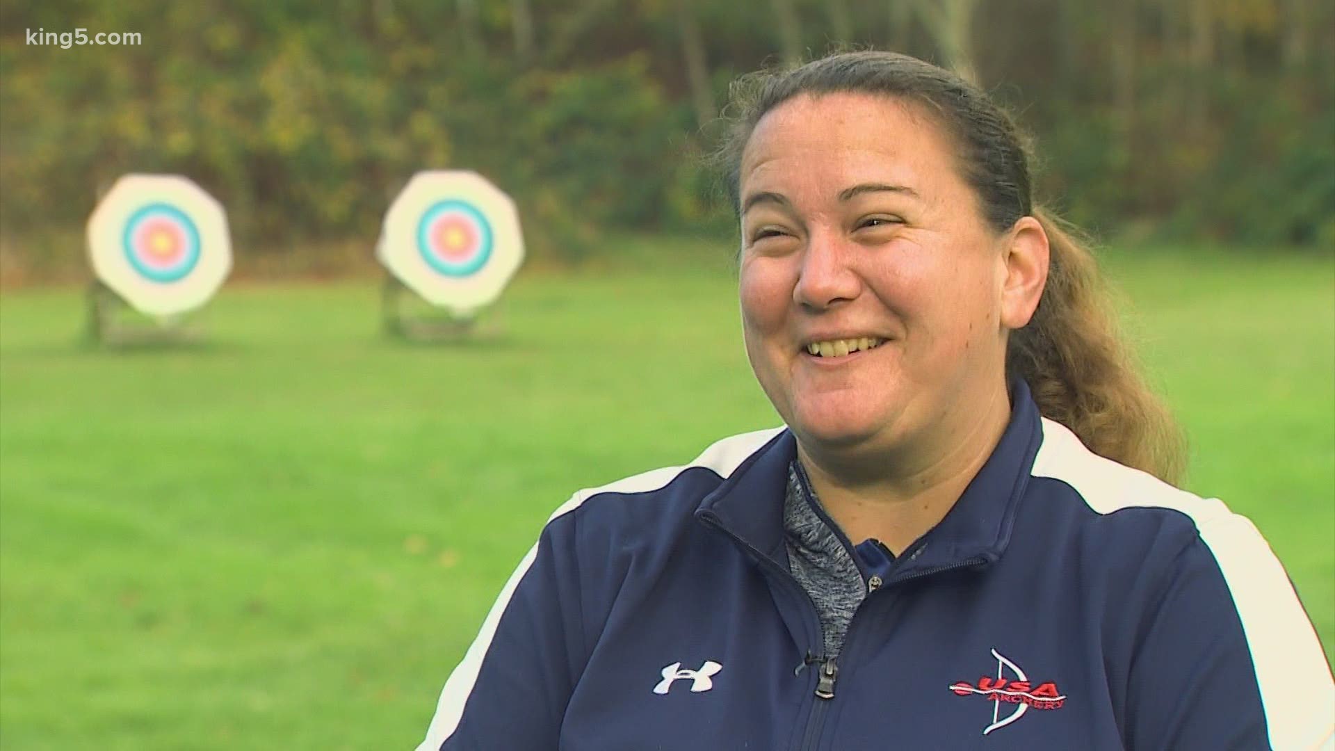 Olympic Dreams Bothell S Erin Mickelberry Aims For A Spot On The Usa Archery Team 12news Com