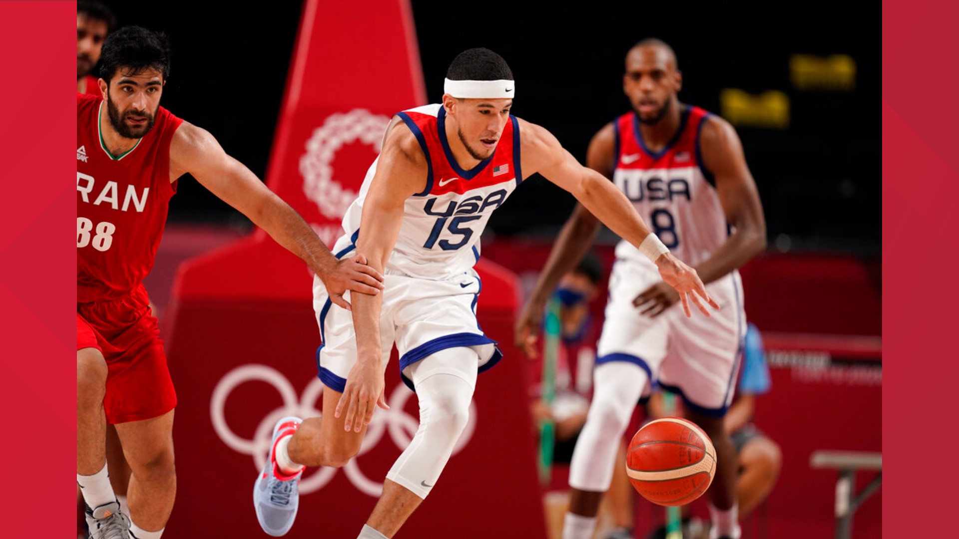 Olympics Basketball: Booker Scores Big In Team USA Win Over Iran ...