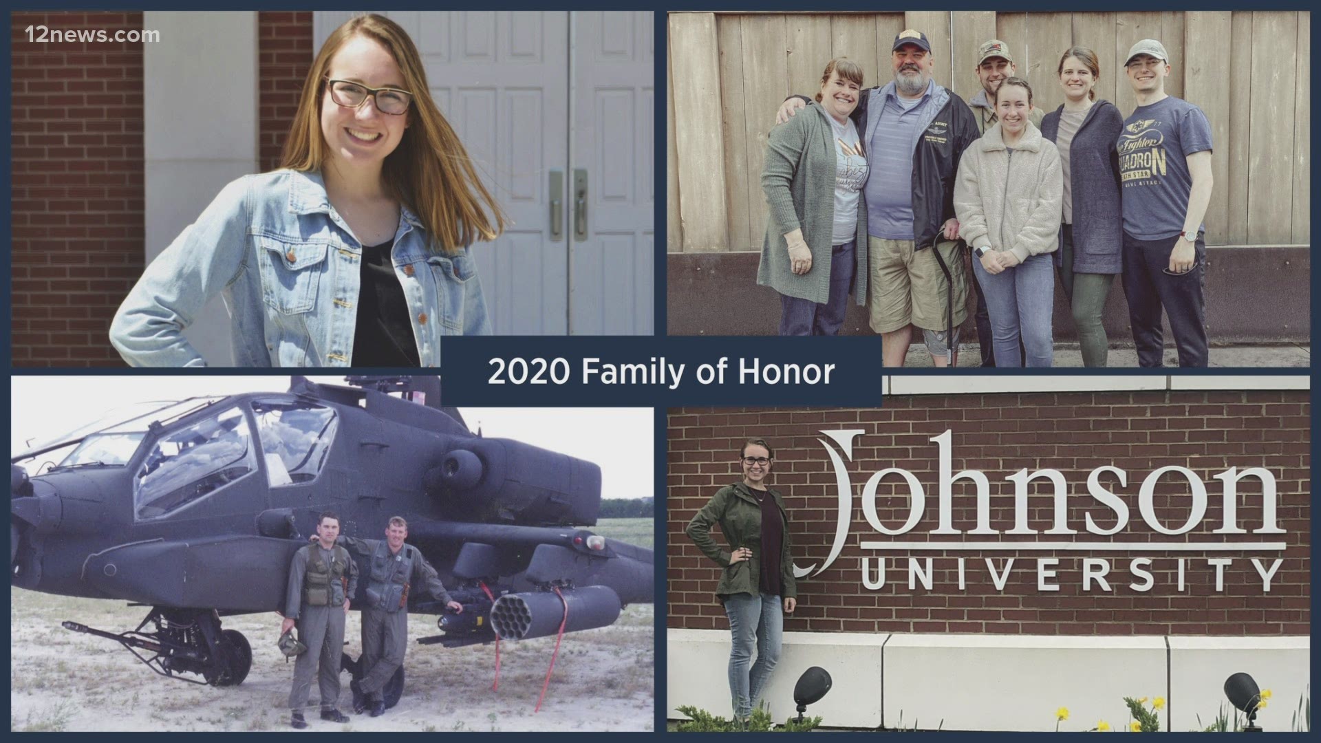 A Peoria family is being saluted as a National Military Family of Honor, after a nearly fatal helicopter crash in Afghanistan.