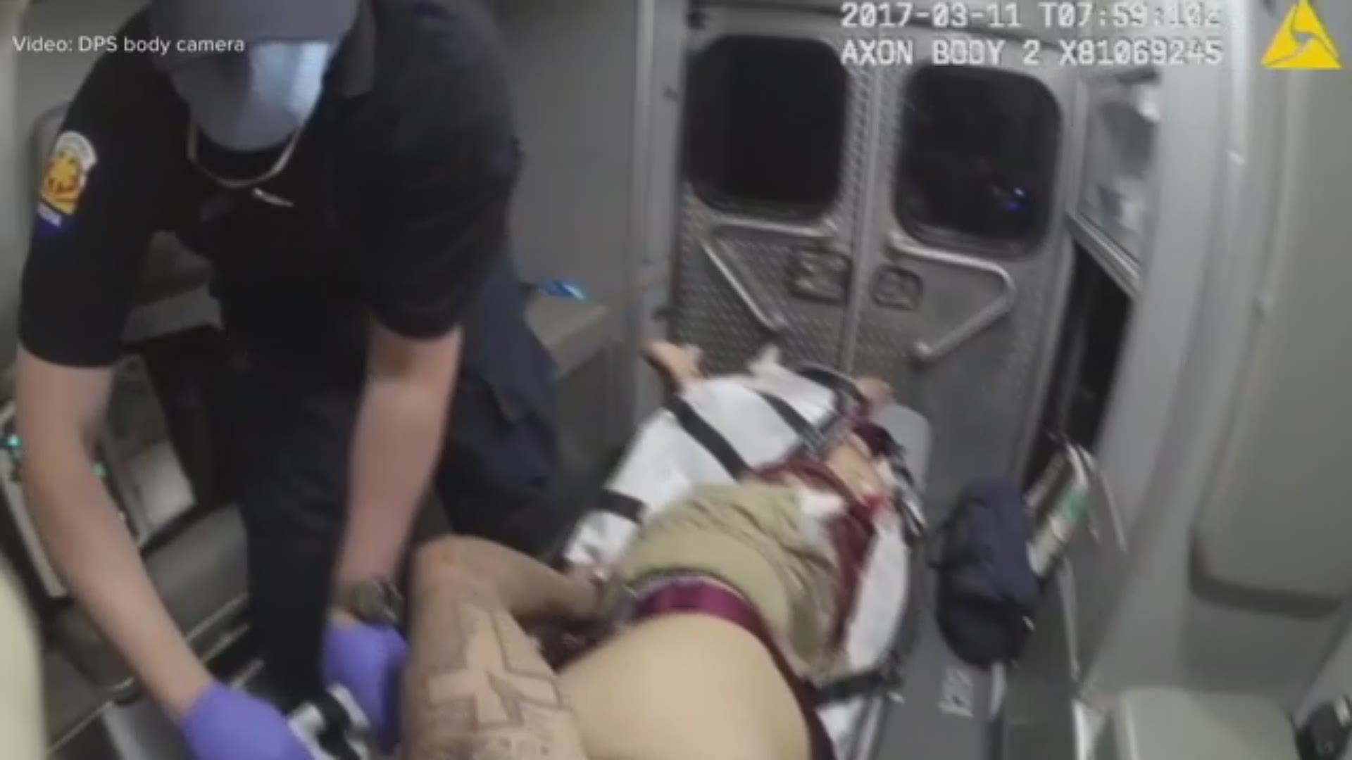 DPS body camera video, obtained by 12 News, shows the injuries suffered by Carlos Castro.