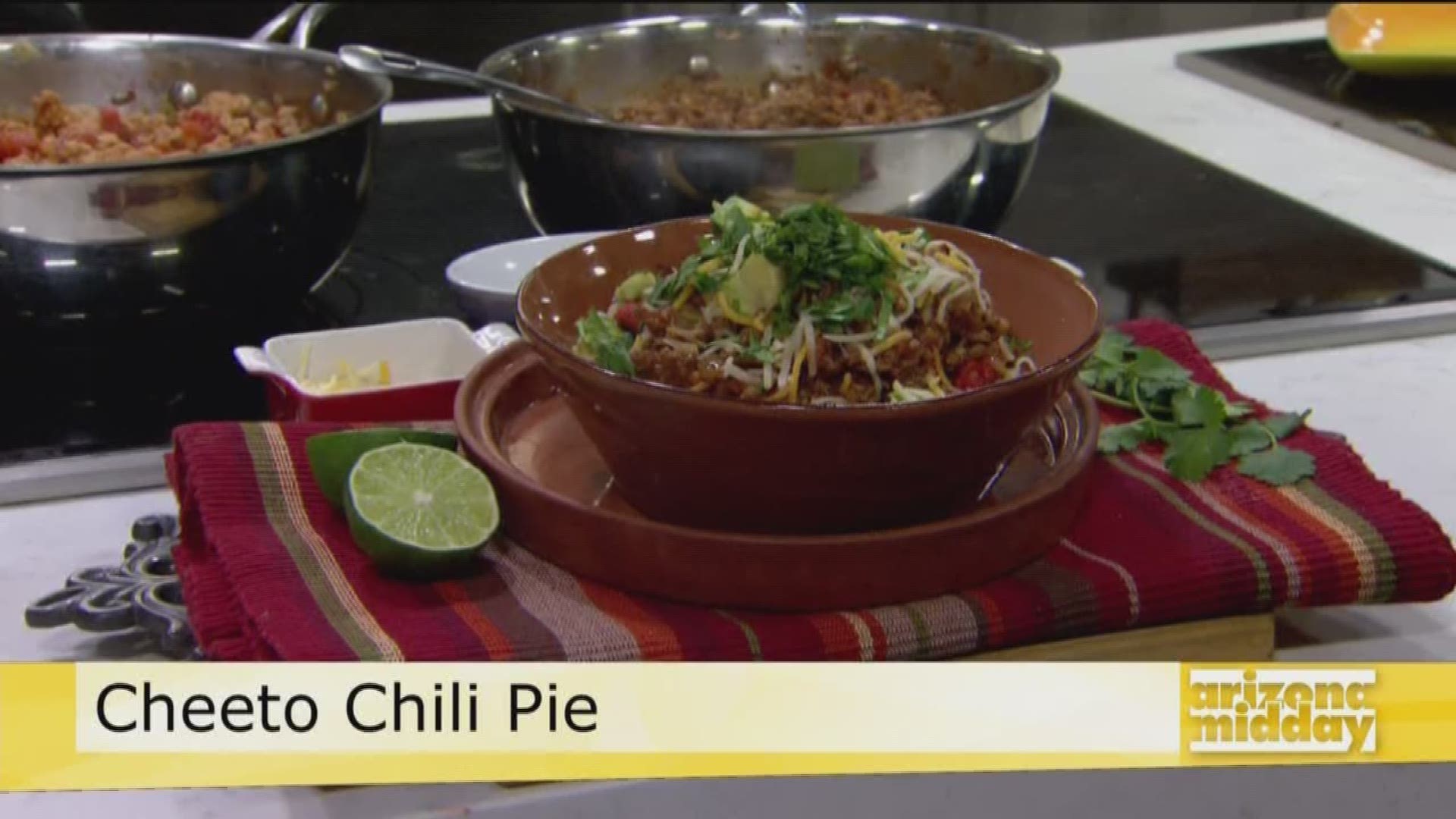 Jan is back in the kitchen showing us how to make chili with a twist