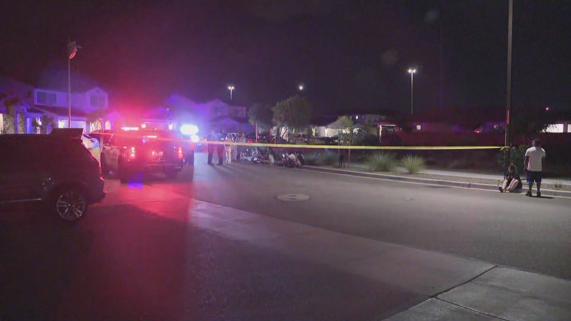 A person is injured after a shooting Tuesday night in Surprise near Cotton Lane and Cactus Road.