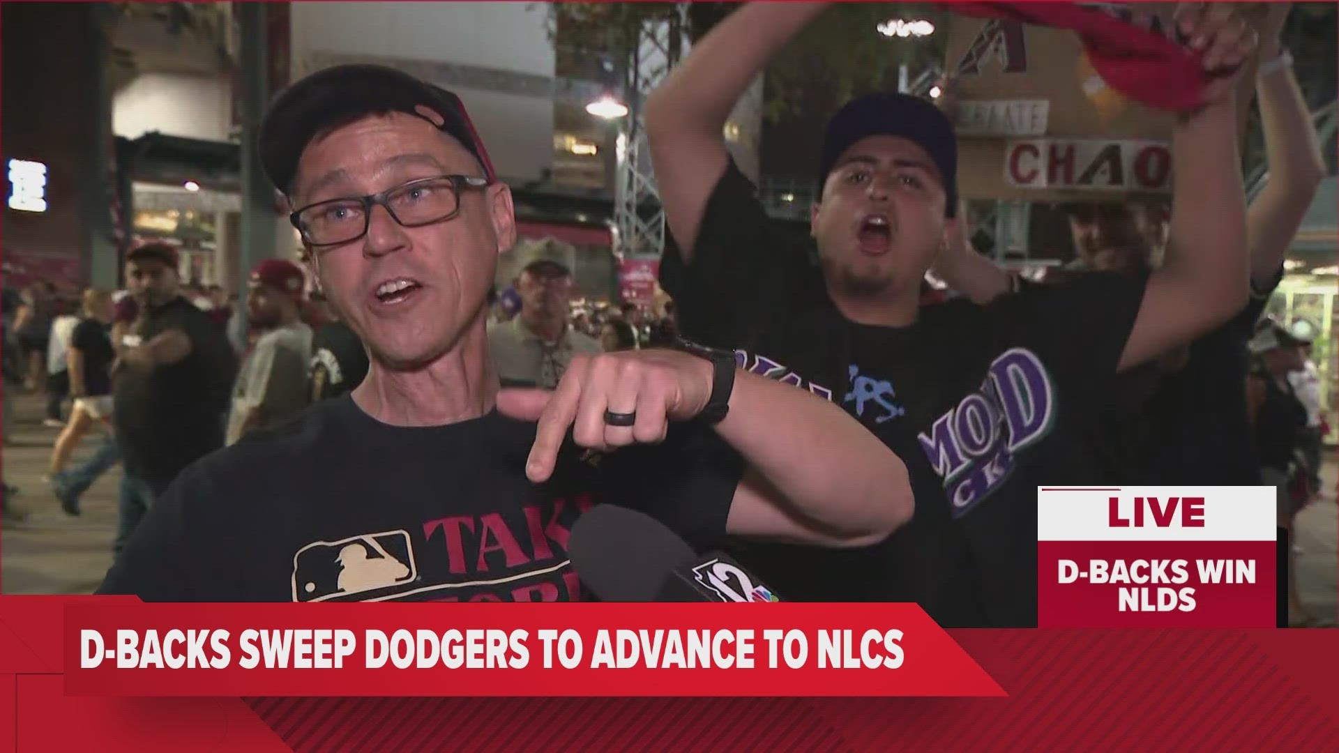 Diamondbacks fans talk NLDS Game 3 vs Dodgers 