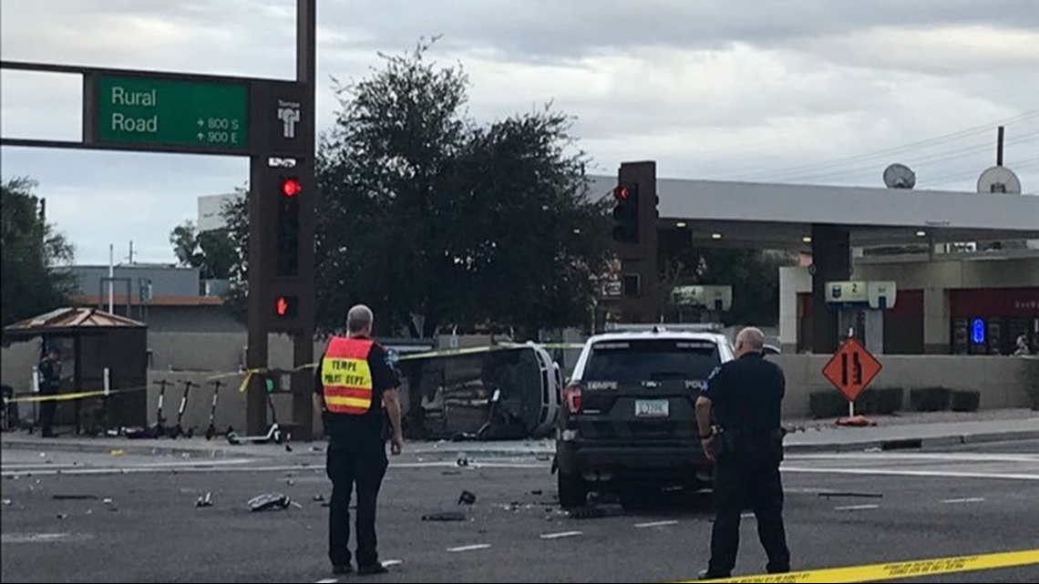 Tempe PD Officer Injured In Crash Was Responding To Officer-involved ...