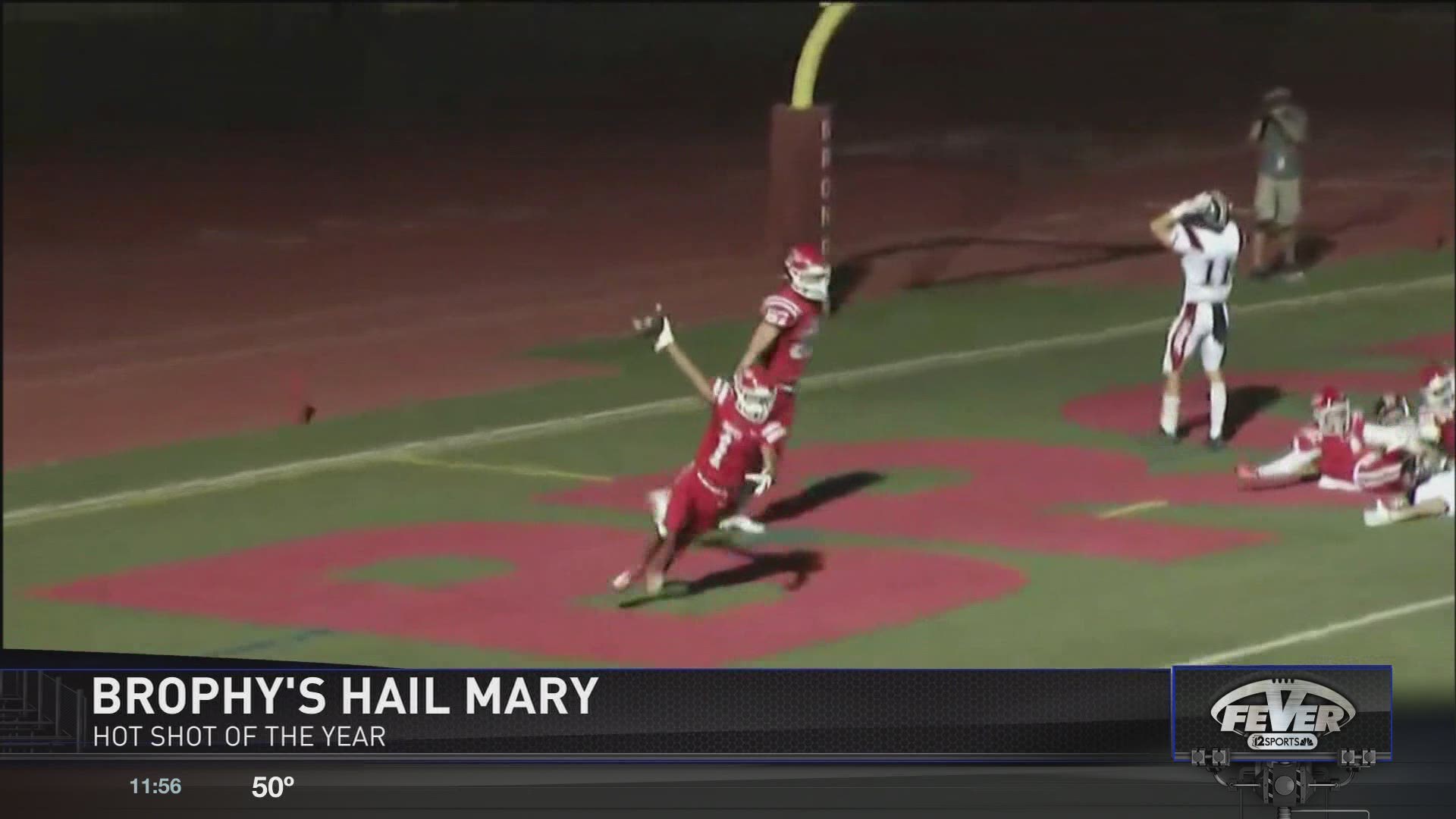 The Brophy Broncos' Hail Mary is our Friday Night Fever Hot Shot Play of the Year!