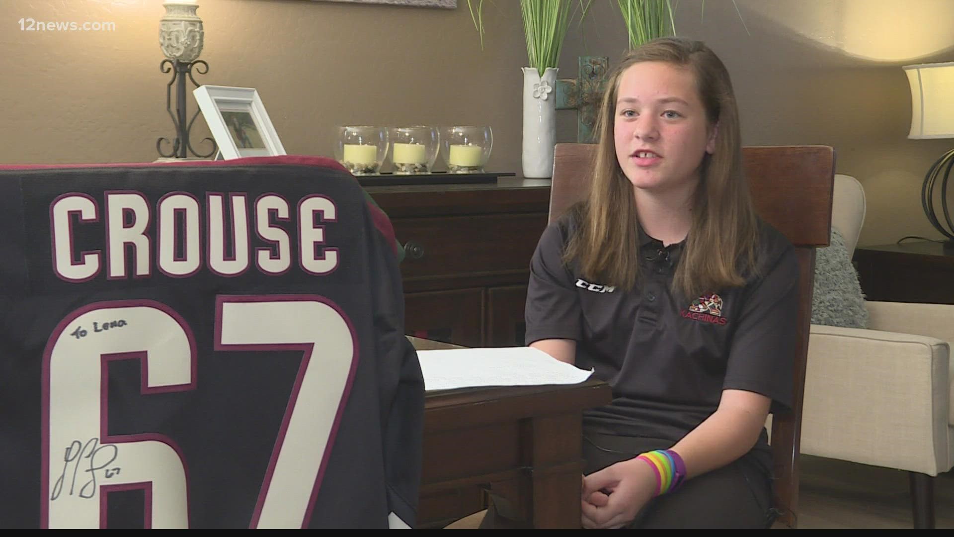 A young Coyotes fan was worried Lawson Crouse would be traded, so she wrote a letter to the GM to sway him to keep Crouse in Arizona. Here's what happens next.