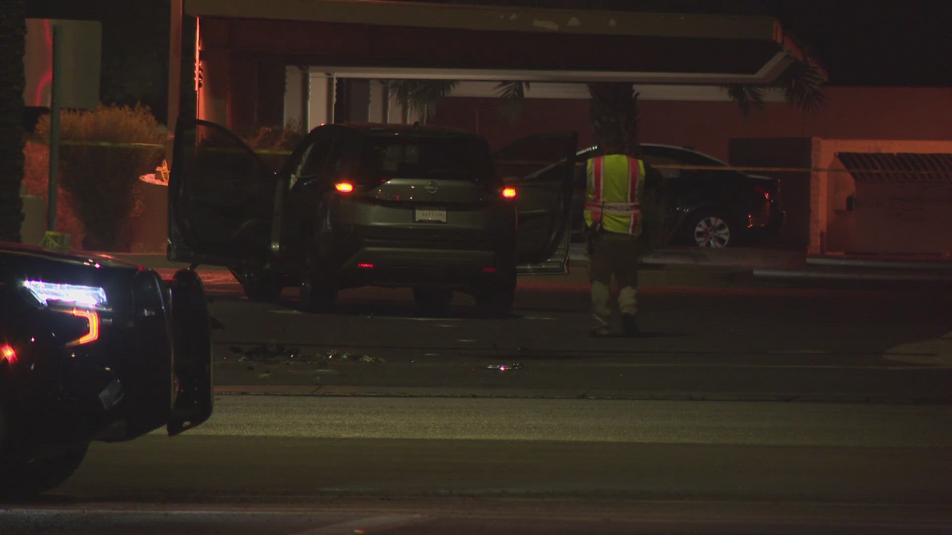 A man riding a motorcycle was killed after colliding with a car in Sun City West, a Phoenix suburb. Watch the video above for more information.