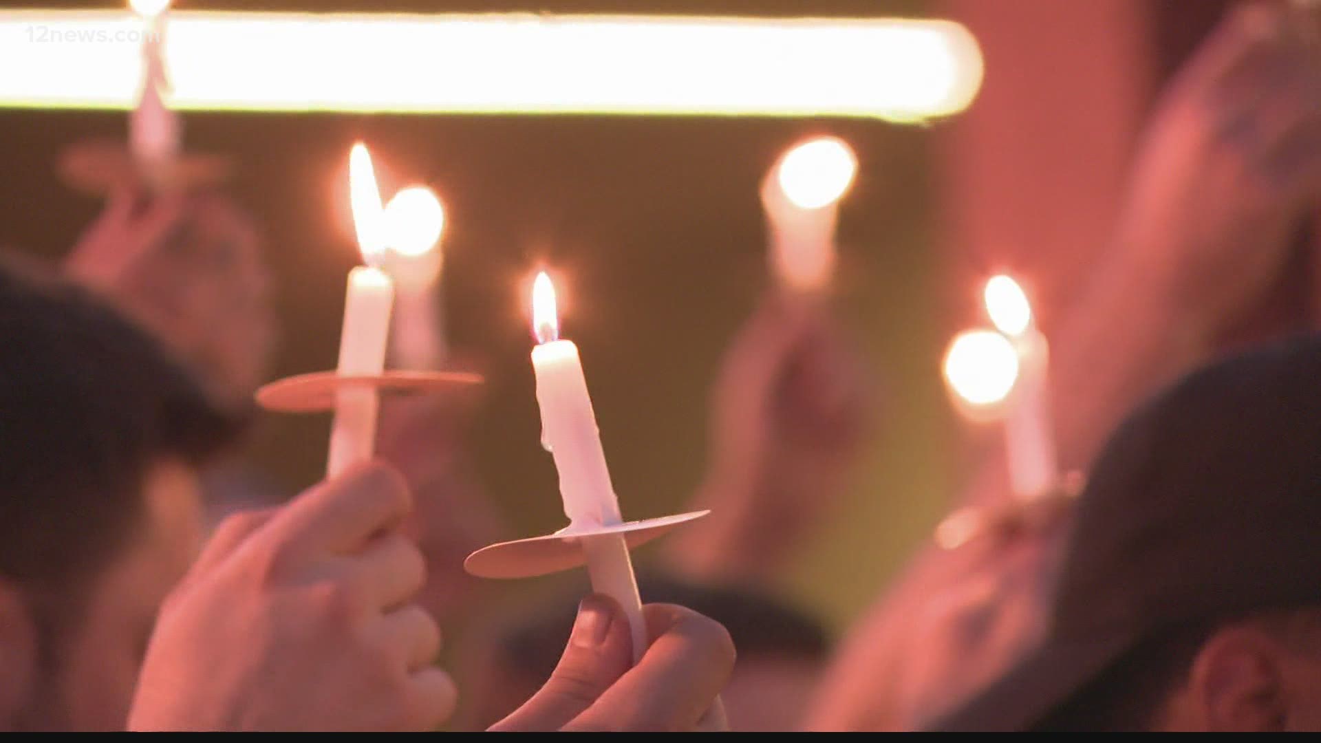 A candlelight vigil was held in the Valley bringing together a group of people that seems unexpected.