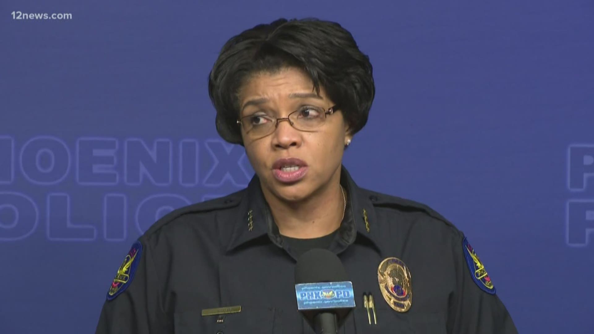 The Phoenix police disciplinary review board only recommended 6 weeks' suspension for one of the officers, but Chief Jeri Williams decided to terminate him.
