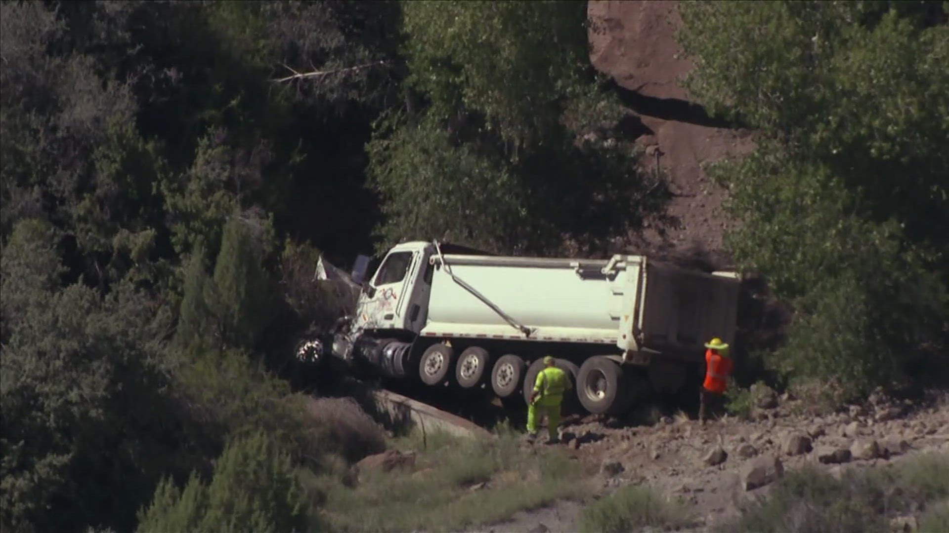 The crash was reported on Interstate 17 near State Route 169. The driver is expected to be ok.